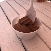 Soft serve!! at CJ's Big Dipper in Bar Harbor