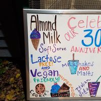 Awesome! at CJ's Big Dipper in Bar Harbor