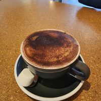 Hot choc at Cafe Mimosa in Takapuna