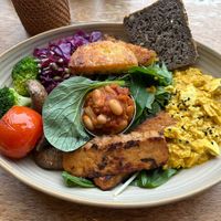 big breakfast  at Cafe Mimosa in Takapuna