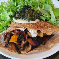 Yummy crepe at Cafe Mimosa in Takapuna