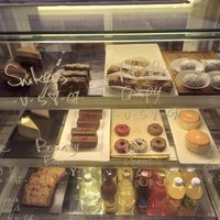 cabinet sweets at Cafe Mimosa in Takapuna