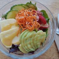 tofu salad bowl at Cafe Mimosa in Takapuna