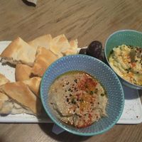 Hummus  at Mostassa in Barcelona