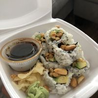 Avocado peanut sushi at Cheng's Garden in Shreveport