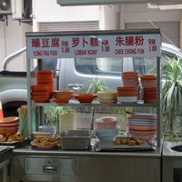 Stalls at Blue Boy Vegetarian Food Centre in Kuala Lumpur