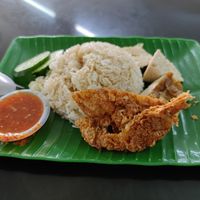 Second chicken rice at Blue Boy Vegetarian Food Centre in Kuala Lumpur