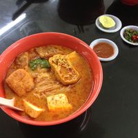 Curry Mee at Blue Boy Vegetarian Food Centre in Kuala Lumpur