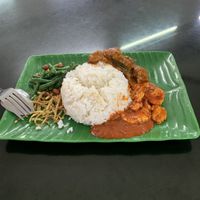 Nasi Lemak 9MYR  at Blue Boy Vegetarian Food Centre in Kuala Lumpur