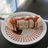 Poh Piah, you can order spicy sauce on the side at Blue Boy Vegetarian Food Centre in Kuala Lumpur