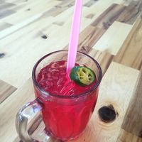 Limau Sirap at Blue Boy Vegetarian Food Centre in Kuala Lumpur