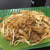 Fried kueh teow at Blue Boy Vegetarian Food Centre in Kuala Lumpur