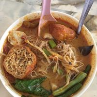 Laksa  at Blue Boy Vegetarian Food Centre in Kuala Lumpur
