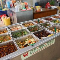 food at Blue Boy Vegetarian Food Centre in Kuala Lumpur