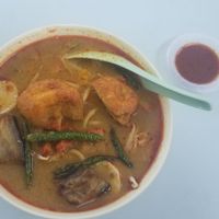Curry Laksa! at Blue Boy Vegetarian Food Centre in Kuala Lumpur