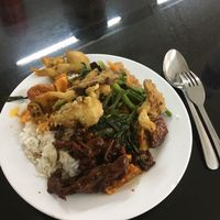 Cheap cheerful and tasty ! at Blue Boy Vegetarian Food Centre in Kuala Lumpur