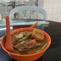 Curry Mee at Blue Boy Vegetarian Food Centre in Kuala Lumpur