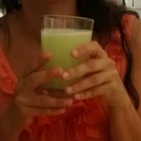 sangría free alcohol. made with cucumber, ginger and Lemon! at Didi Cafe in Albufeira