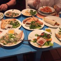 Four people but we ordered extra, because so very delicious and VEGAN

Happy cow this cafe serves no meat, mostly vegan with vegetarian options too.

The salad dressings are amazing, the salads, vegan pastry pies.. Wow delicious at Didi Cafe in Albufeira