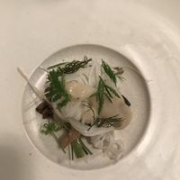 Potato pasta with maitake mushroom. mmm at Farm Spirit - Pop Up in Portland