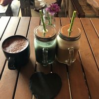 Great smoothies!!  at The Green HeART Cafe  in Newquay