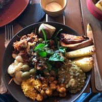 Awesome Buddha bowl at The Green HeART Cafe  in Newquay