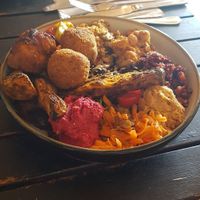 Buddha Bowl Awesomeness at The Green HeART Cafe  in Newquay
