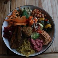 Buddha bowl at The Green HeART Cafe  in Newquay