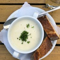 Kokos-Pastinaken-Suppe at Waldsee in Freiburg