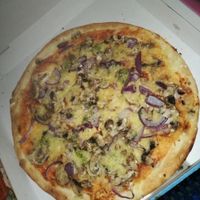 vegane Pizza at Pizzeria Prego in Essen