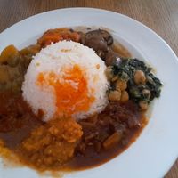 rainbow dish at Café VIVAVE in Freiburg