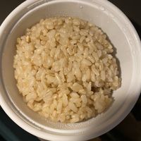 Brown rice at Zhu's Vegan Kitchen in Arlington