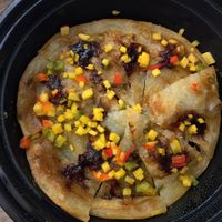 Scallion pancake - highly recommend at Zhu's Vegan Kitchen in Arlington