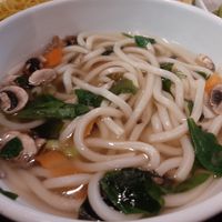 Udon miso soup at Zhu's Vegan Kitchen in Arlington
