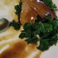 Almost forgot to take a pic! Black pepper seitan #Veganuary at Zhu's Vegan Kitchen in Arlington