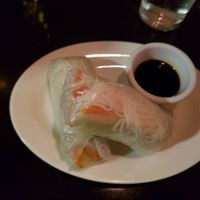Fresh rolls at Zhu's Vegan Kitchen in Arlington
