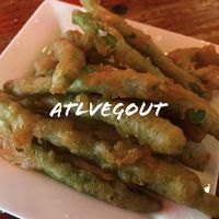Beer battered green beans  at Eclipse di Luna in Atlanta