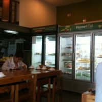 Fridge of the shop where they keep the mock meats, tofu, etc. at Duong Sinh - Homefood in Hanoi