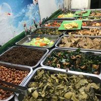 The spread on the first day I went.  at Tu Hao in Hanoi