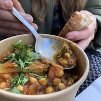Vegan dish at Mums Deli in Copenhagen
