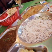 Thal del menú del día. at Veg World India in Barcelona