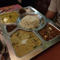 Thali (menú) at Veg World India in Barcelona