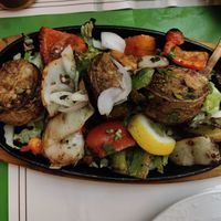 Gobi aloo at Veg World India in Barcelona