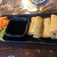 Vegan spring rolls  at Thai Jasmine in Groningen