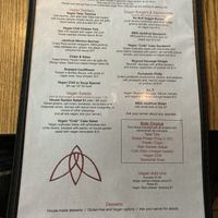 Menu! at Firefly in Charlottesville