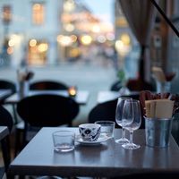 Inside the restaurants. at Open New Doors in Gothenburg