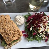 Avocado sandwich  at Open New Doors in Gothenburg
