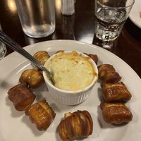 Spinach and Gouda dip is groundbreaking.. at MoonShadow in Mchenry