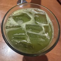 Matcha lemonade. Upgraded Arnold Palmer. So good.  at Black Cat Coffeehouse in Ashland