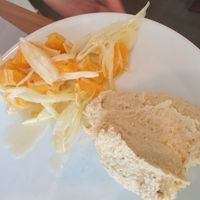 Vegan buffet at 100% Bio in Rome